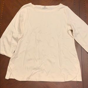 J Jill Ponte Knit A-line top